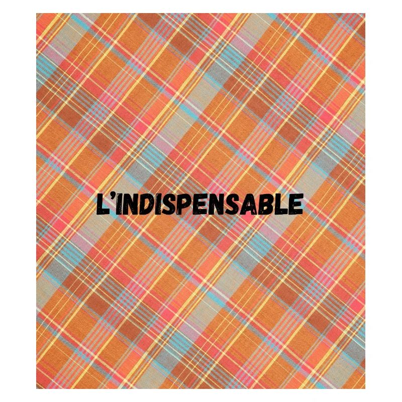 Indispensable tartan orange