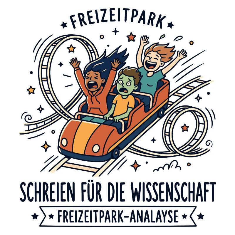 Freizeitpark Achterbahn Humor