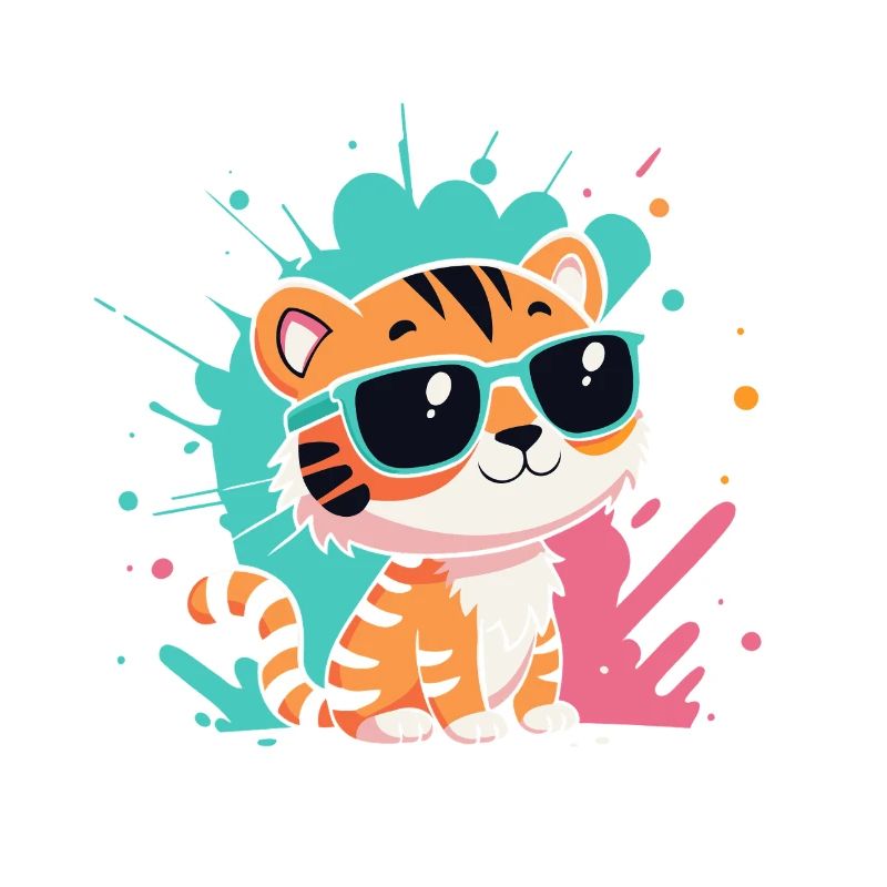 Tiger Chic bunte Sonnenbrillen