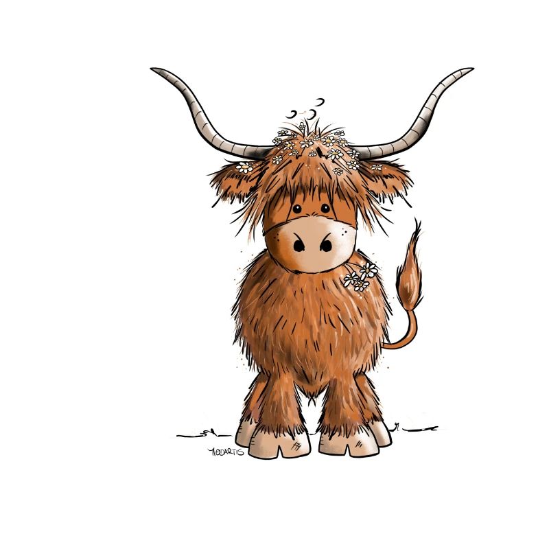 Juste vraiment comme les vaches Scottish Highland Cattle