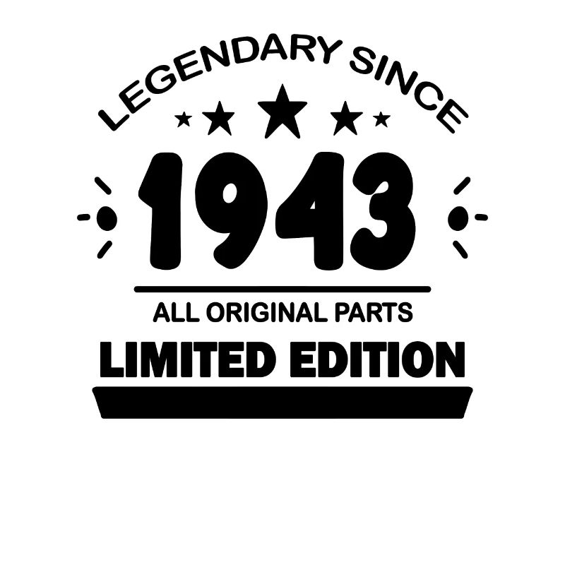 1943 - Né 1943 - Année de construction 1943