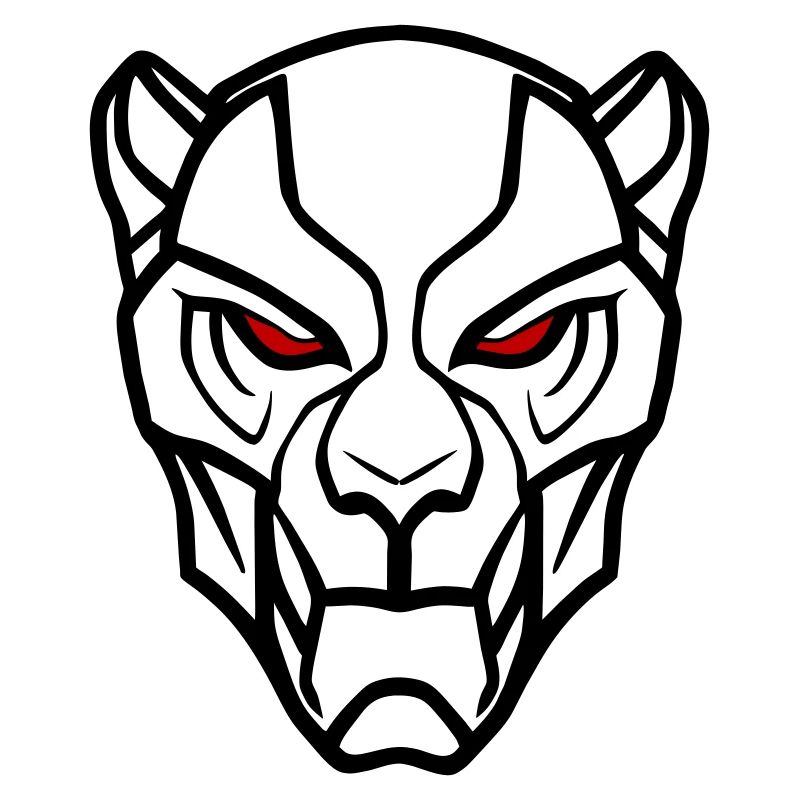 Vector Löwenkopf Design