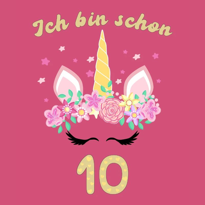Ich bin schon 10 Einhorn Mädchen 