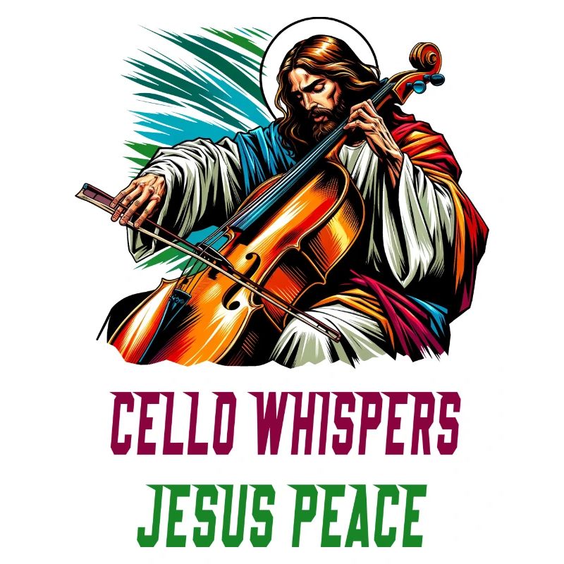 Le violoncelle murmure la paix à Jésus