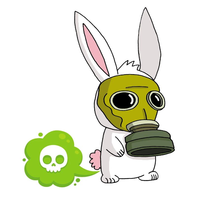 Lapin mignon qui pète