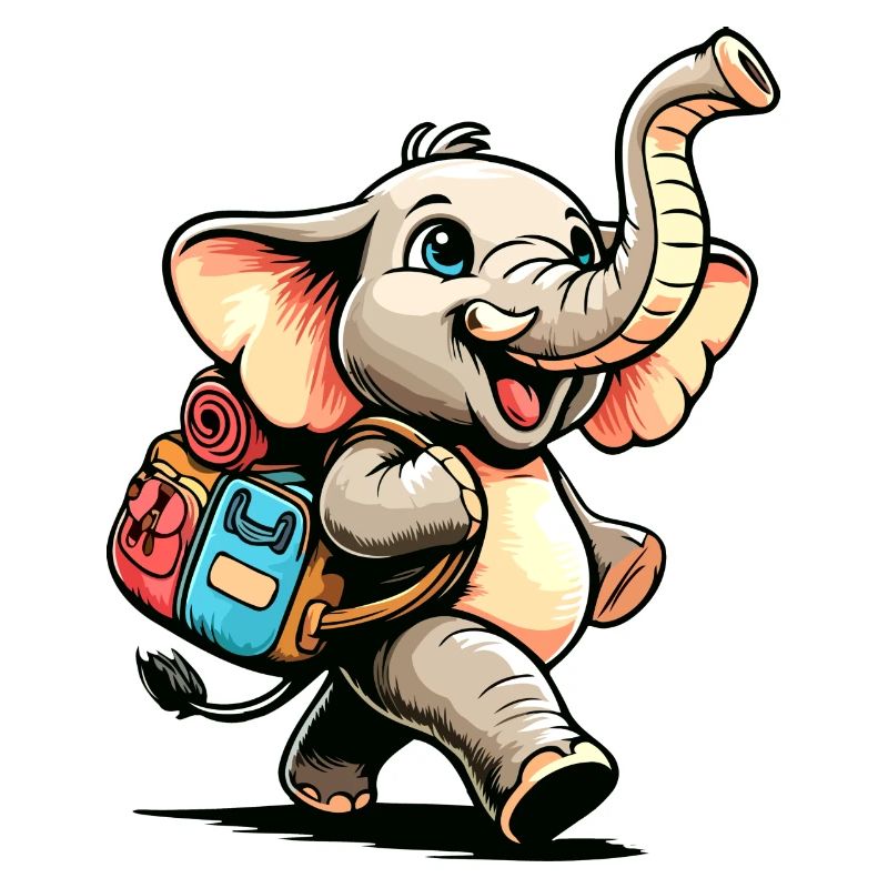 Tiny Trekker: Der lustige Elefant