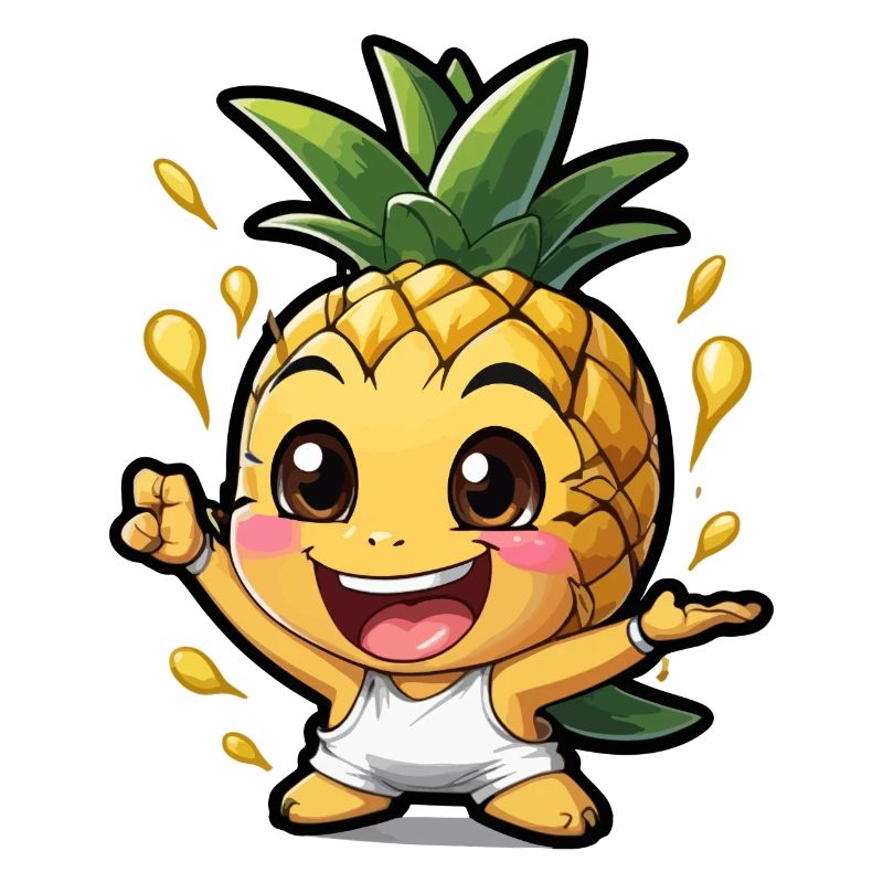 Drôle de bébé ananas