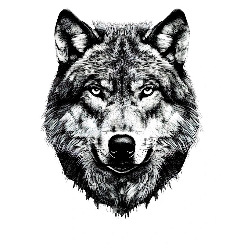 Loup Motif Loups Wolf Pack Gris Wolfhound Wolf