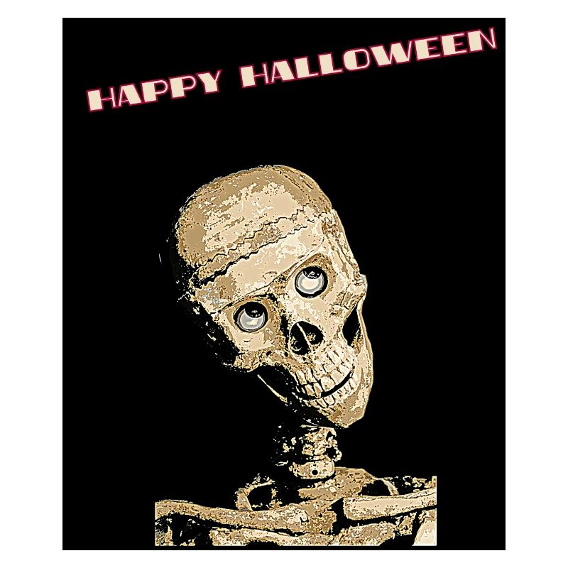 Squelette drôle pour Halloween