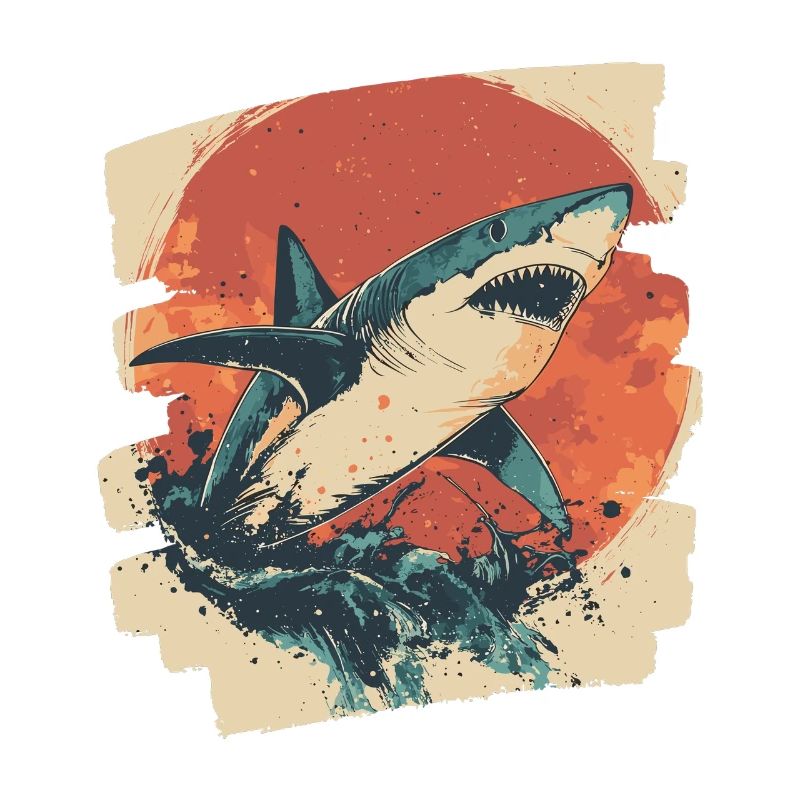 Requin rétro