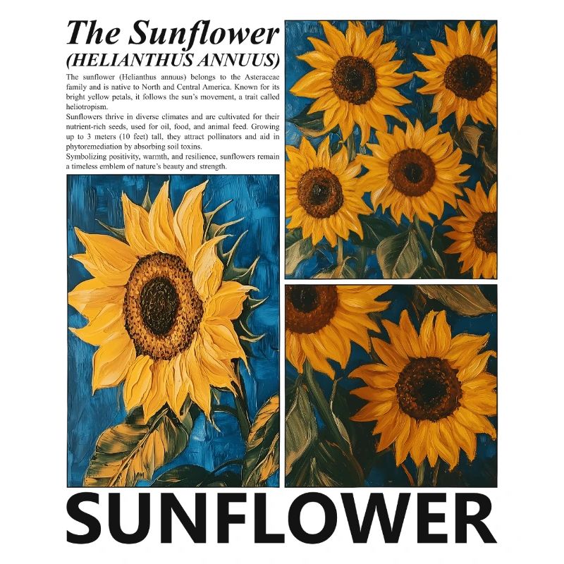 Sunflower Summer Nature Botany Blossoms Gift
