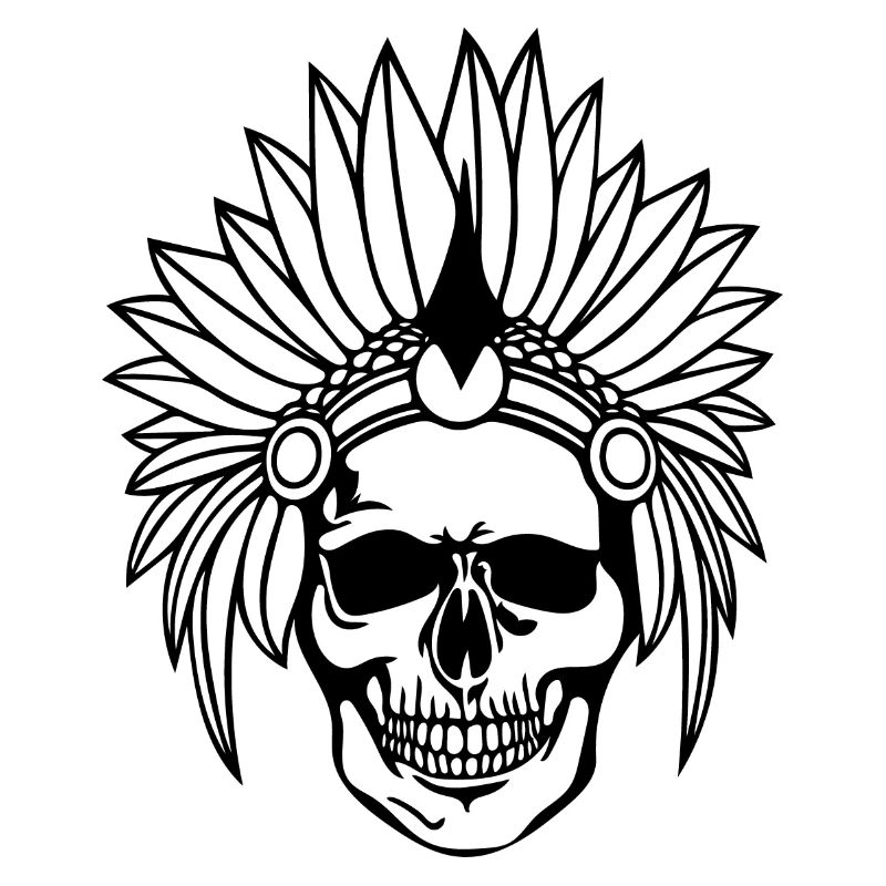 Bijoux indiens Skull