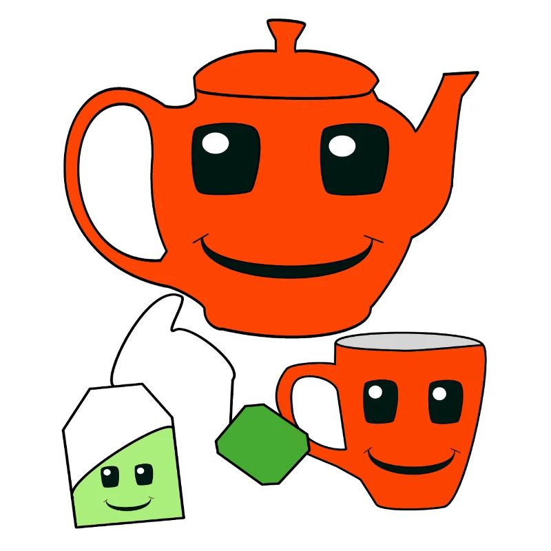 Teekanne Tee Tasse Teebeutel