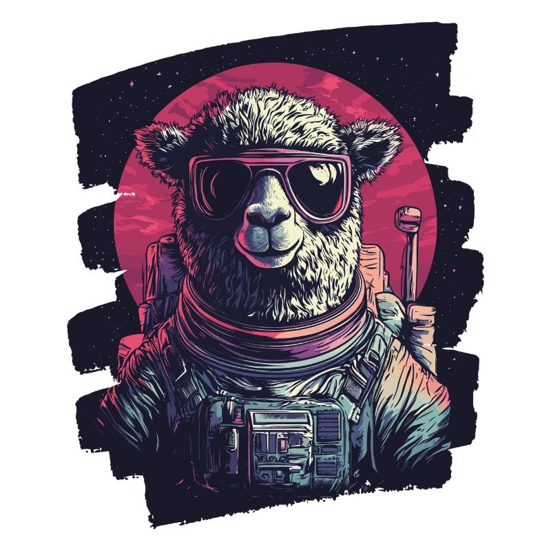 Lama astronaute