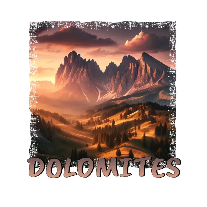 Belle randonnée dans les Dolomites Tyrol Coucher de soleil