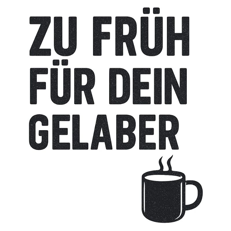 Coffee Cup Saying Print