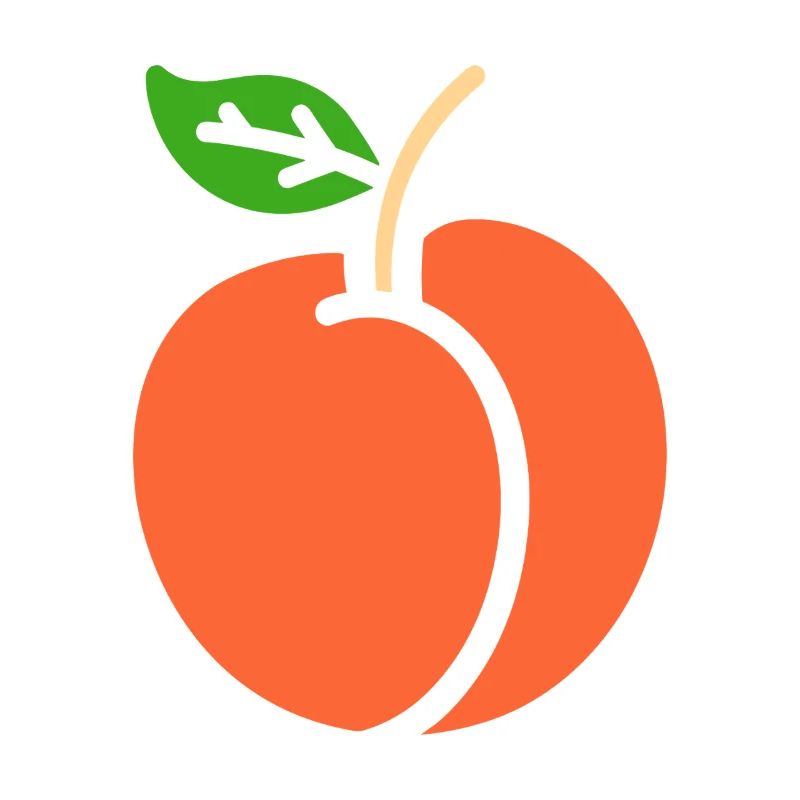 Pêche Minimaliste et Éclatante Nectarine