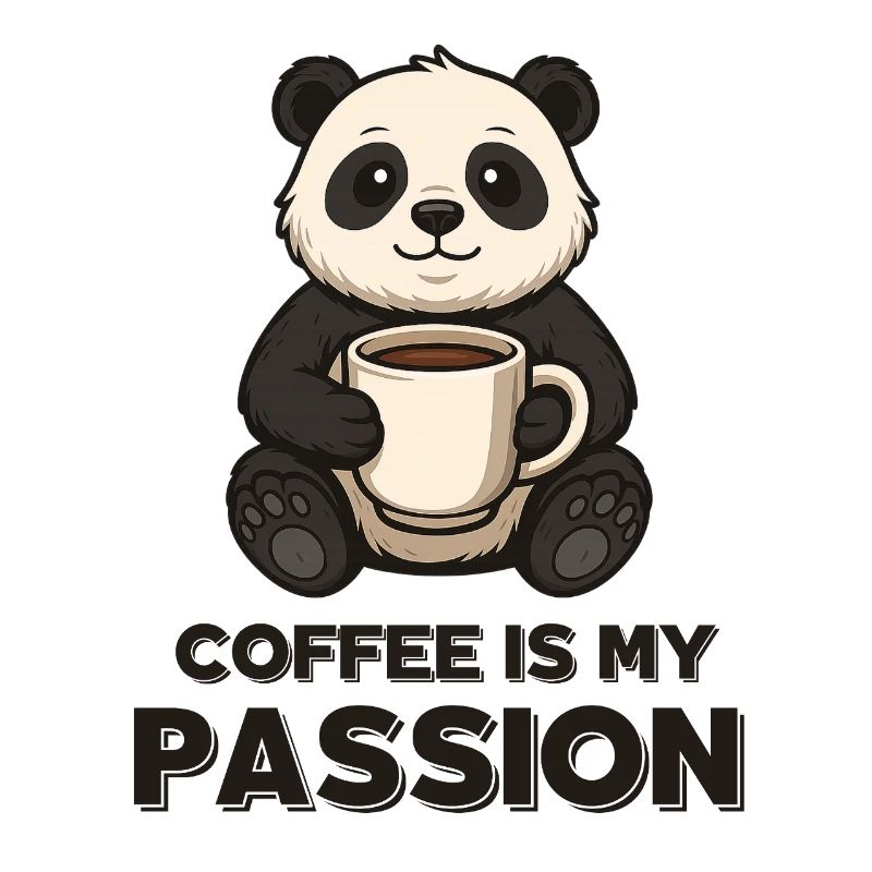 Panda Kaffee Leidenschaft