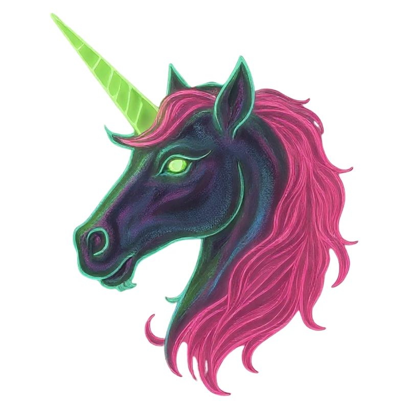 Neon-Einhorn Unicorn