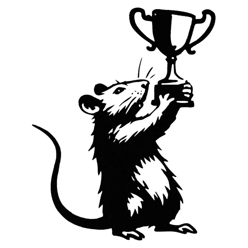 Rat avec coupe