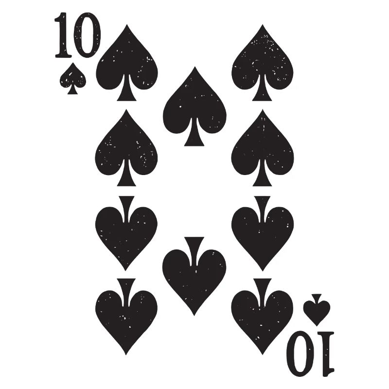 Carte Dix Piques