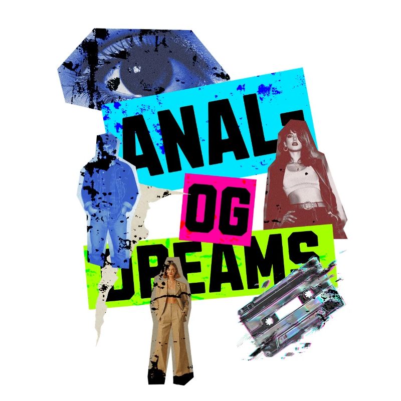 Analog Dreams - Conception de collage rétro dans le style des années 90
