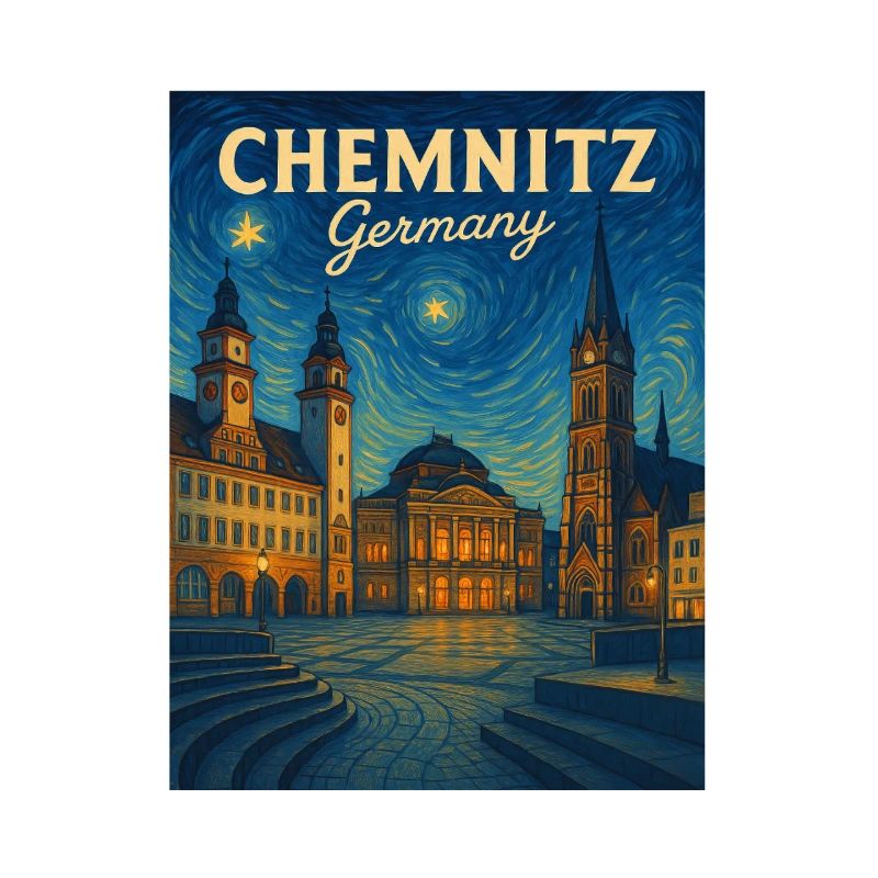 Place des veilleuses de Chemnitz