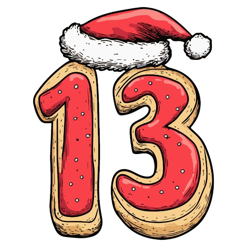 13 Numéro Biscuit Noël