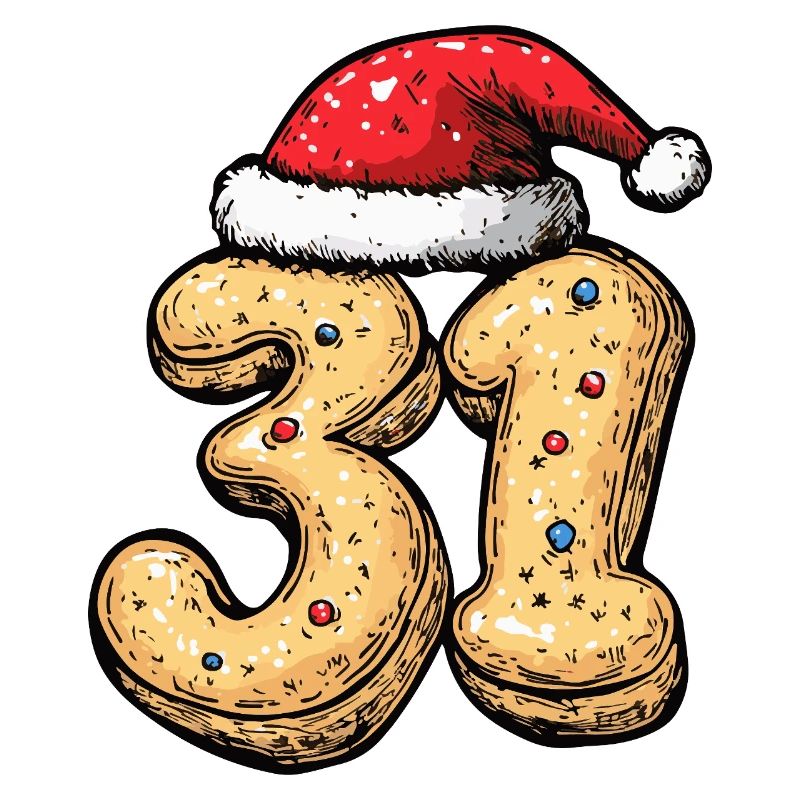 31 Numéro Biscuit Noël