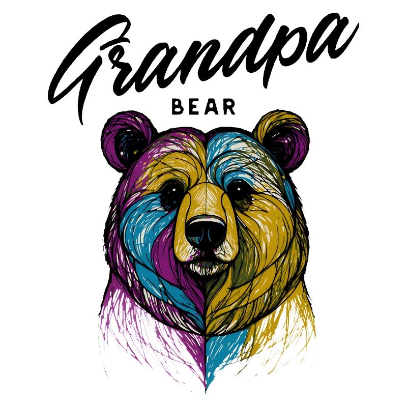 Rainbow Bear Split Opa Bär