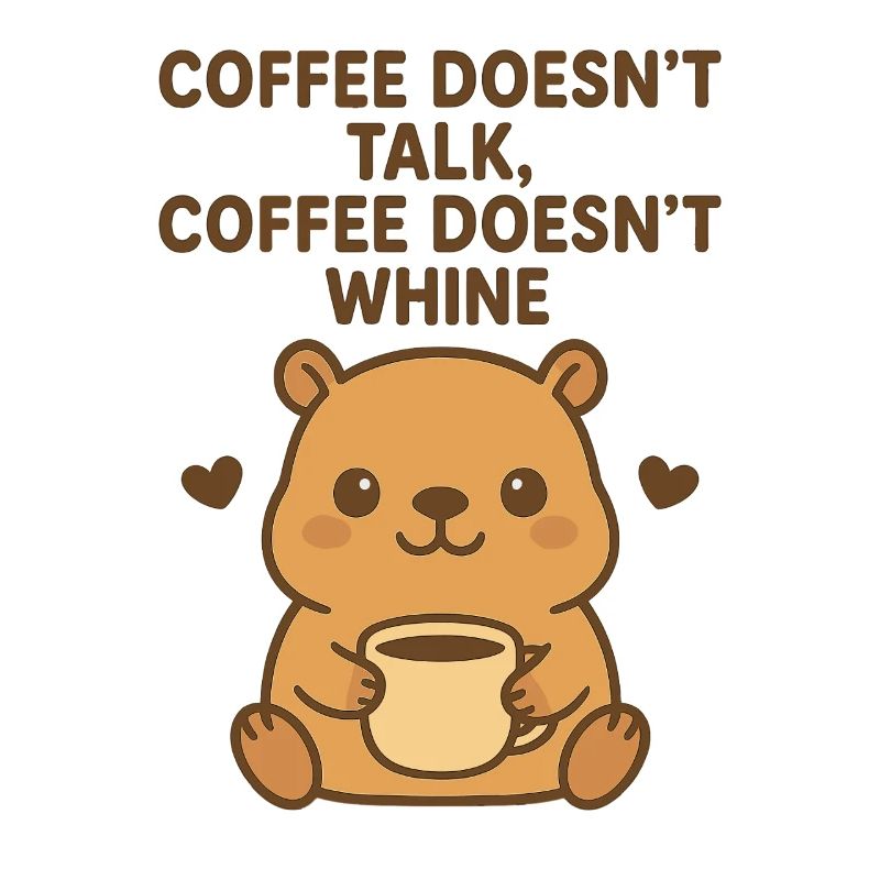 Coffee doesn't make much talk