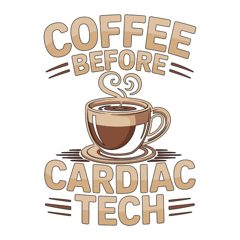 Cardio Tech Café Laboratoire de Cathétérisme Technicien Coffee Lover
