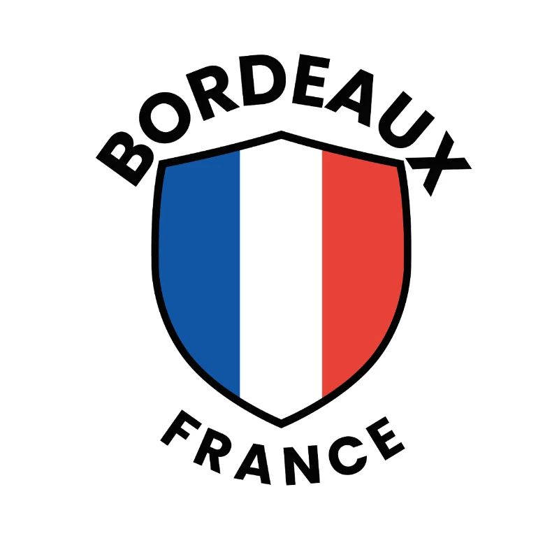 Conception du bouclier du drapeau français