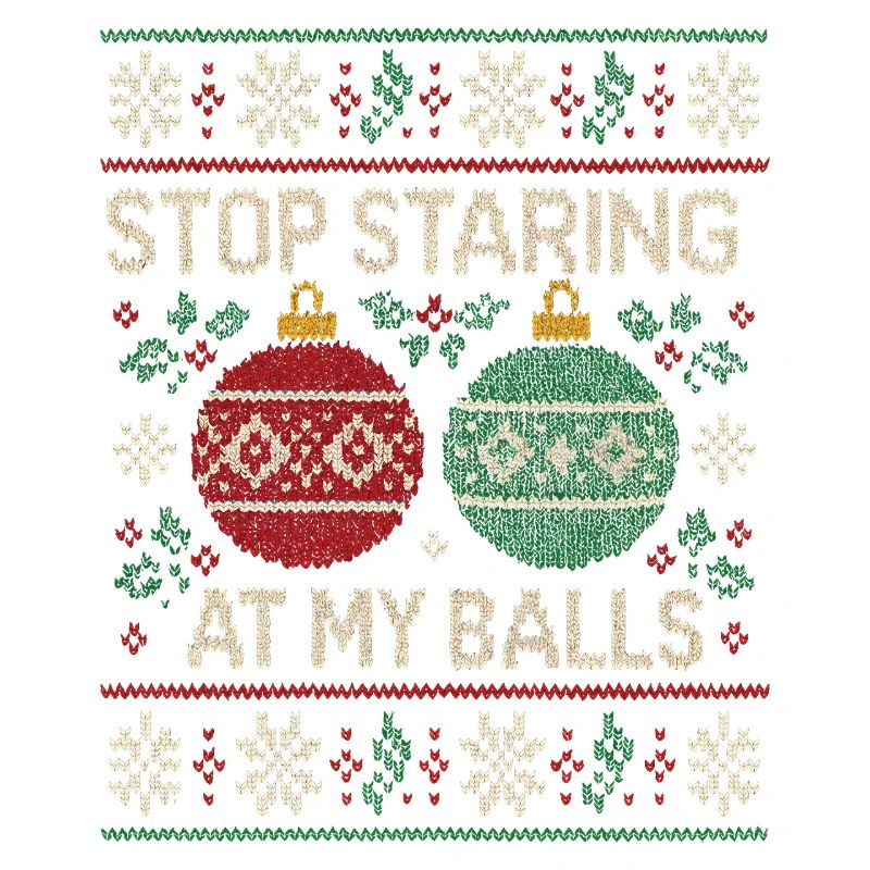 Stop staring at my balls! Inappropriate use