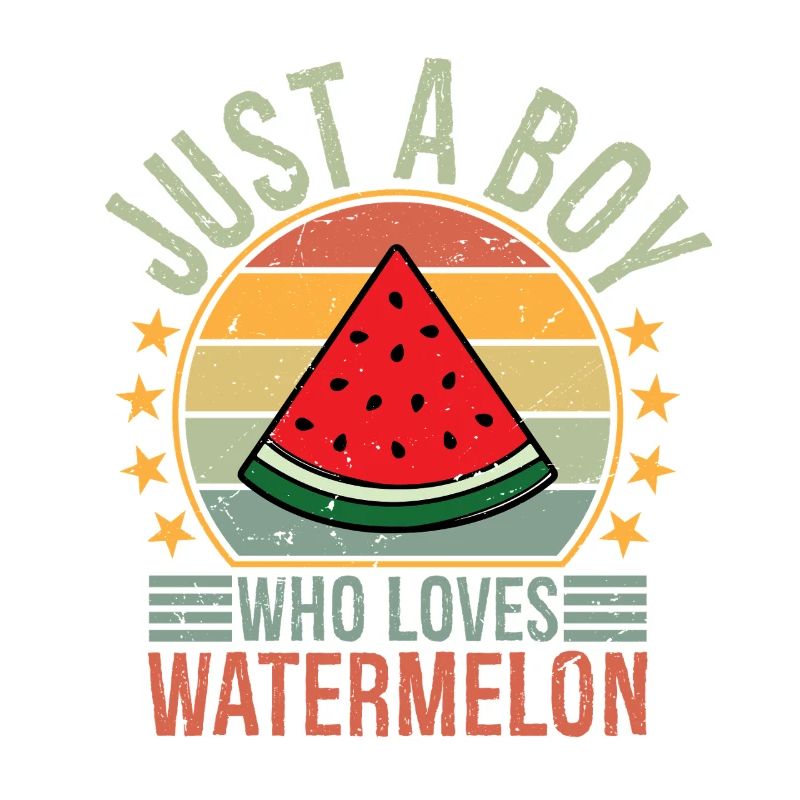 Juste un garçon qui adore la pastèque