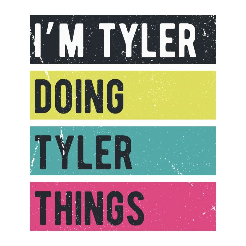 I’m Tyler Doing Tyler Things Retro Colors