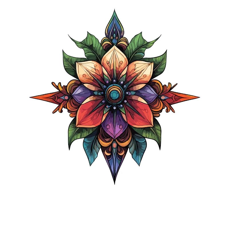 Flower Star Mandala