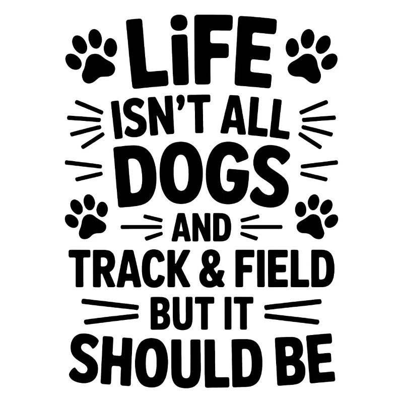 Leichtathletik Spruch Hund Leichtathletik Geschenk