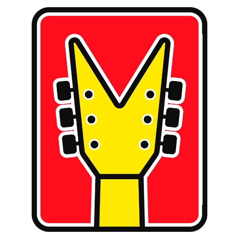 Emblème de guitare