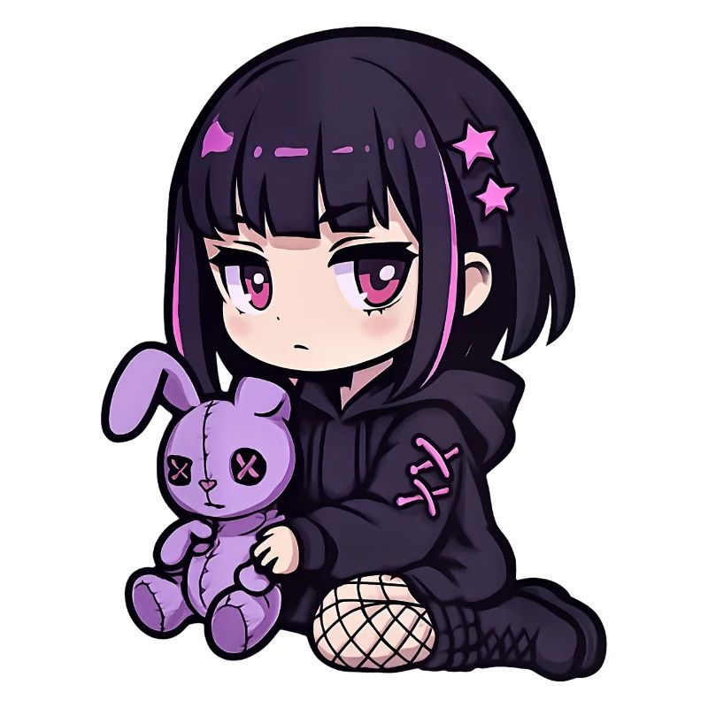 Goth Bunny Horror Rabbit Gothic Creepy Creepy
