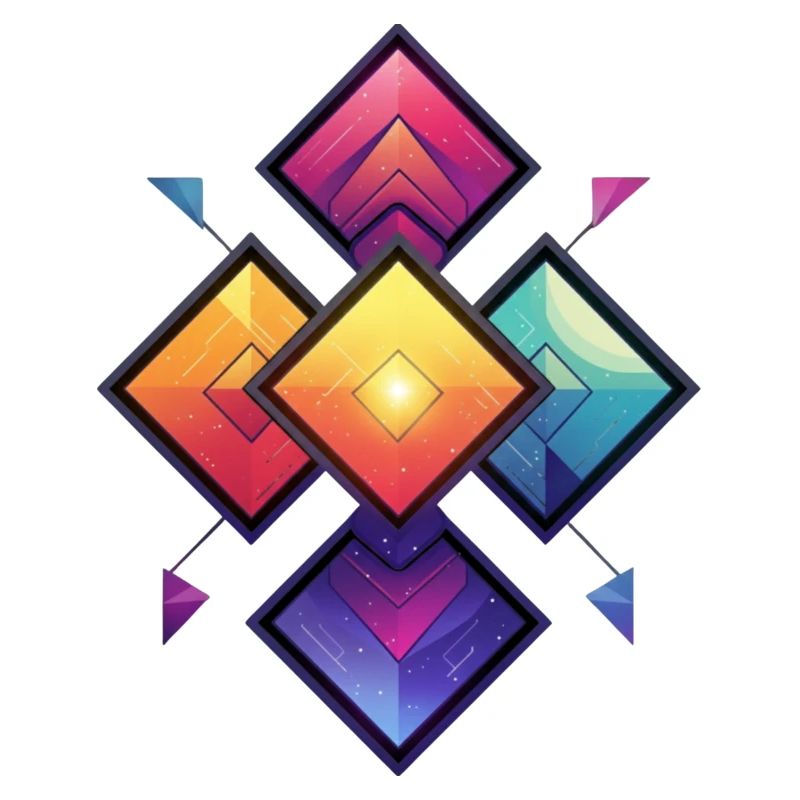 Kaleido du diamant arc-en-ciel