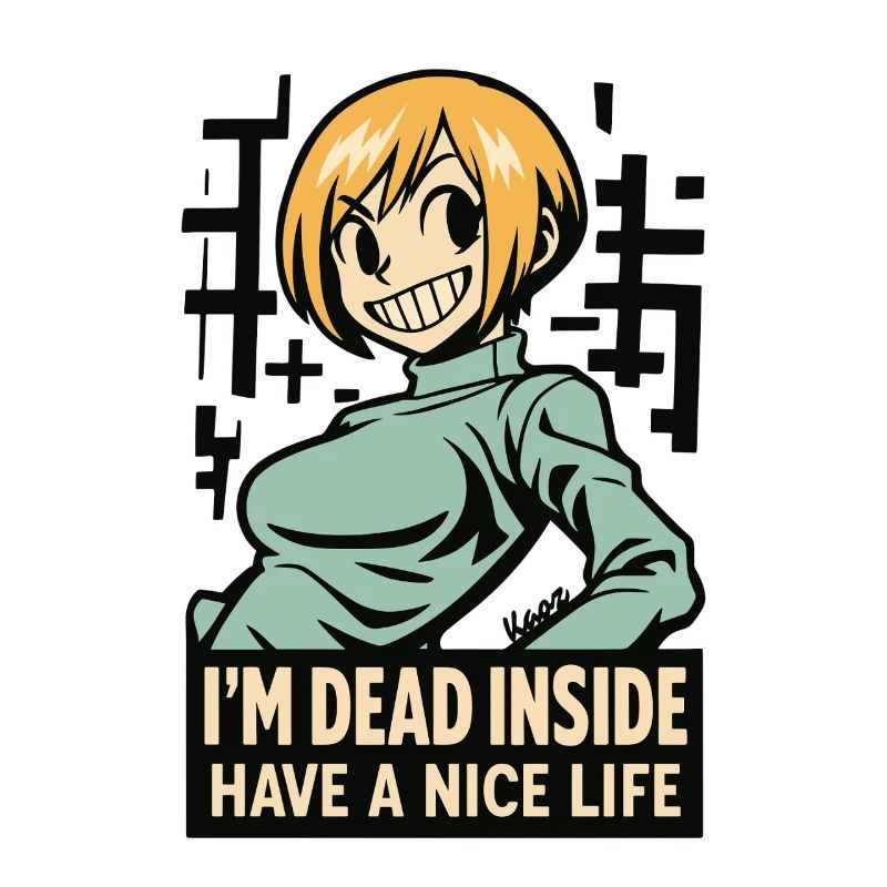 Dead Inside Cartoon Tee