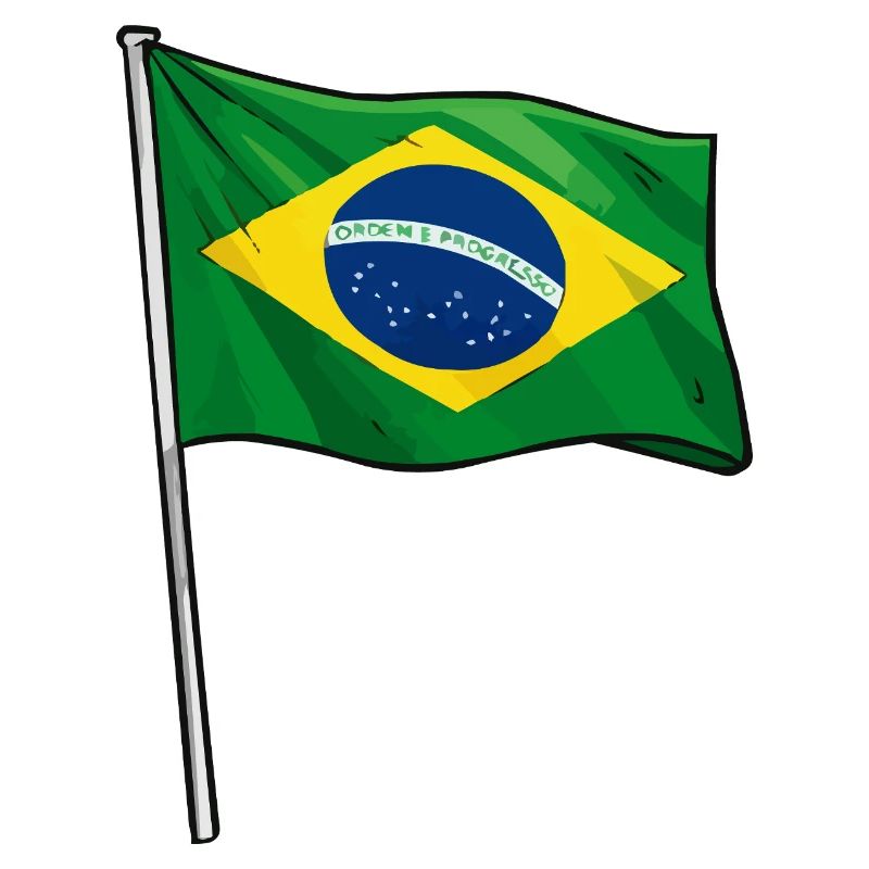 Art du drapeau brésilien