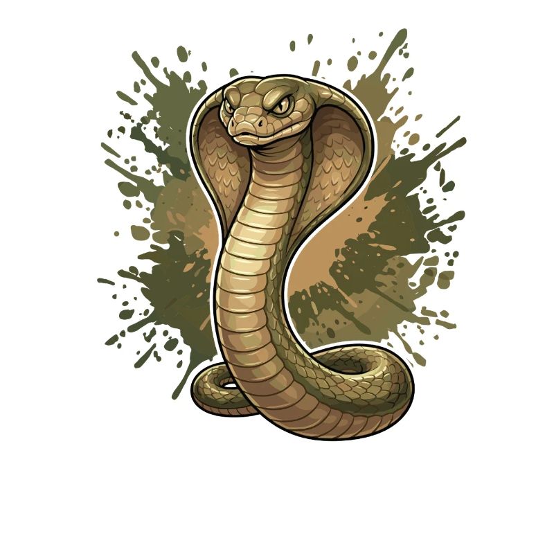 Cobra en look éclaboussé