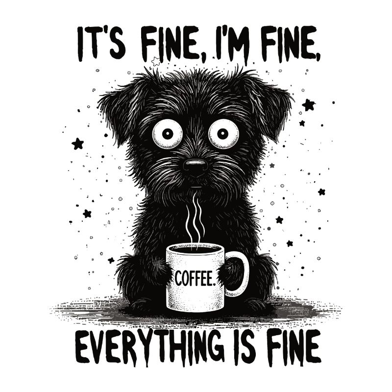 C’est bien dans l’humour de chien de café fin