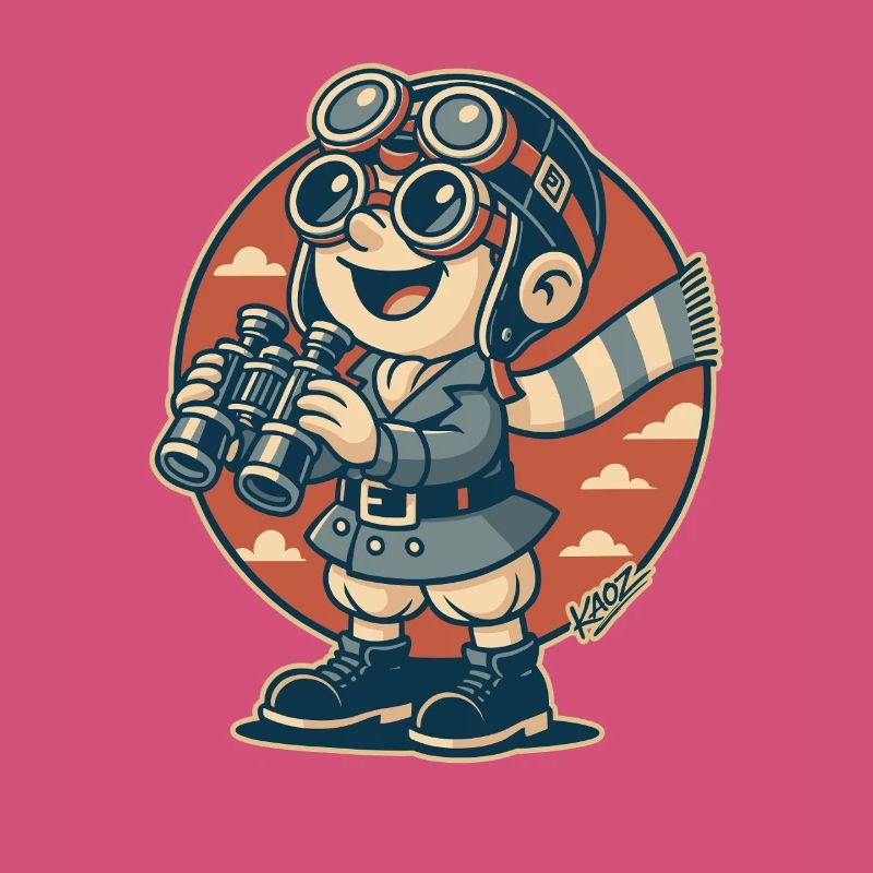 Aviator Scout with Binoculars