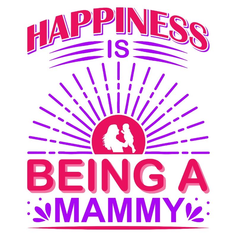 Glück ist, ein Mammy-Muttertagsshirt zu sein