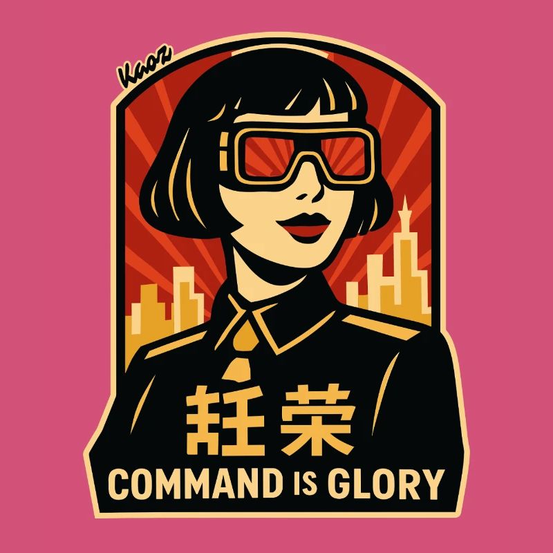 Affiche rétro de Command Is Glory