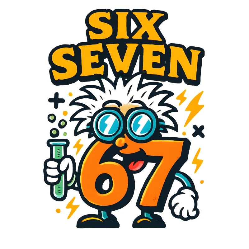 Six Seven 67 Science Humor Nerd Gift Idea