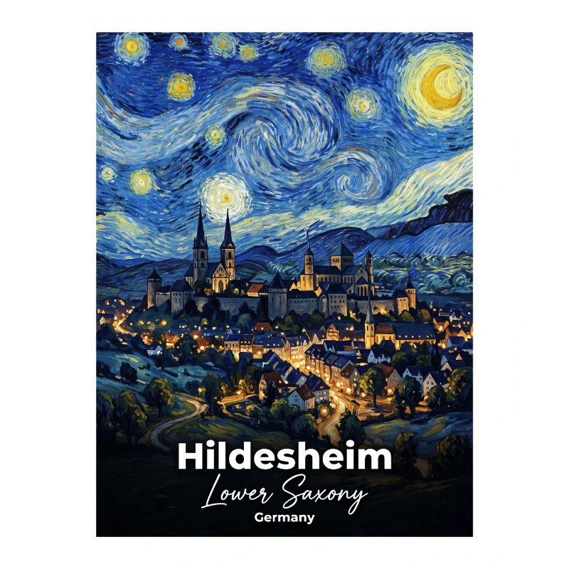 Hildesheim Germany Starry Night